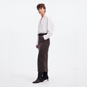 Madewell Twill Patch Pocket Utility Midi Skirt 29 30 31